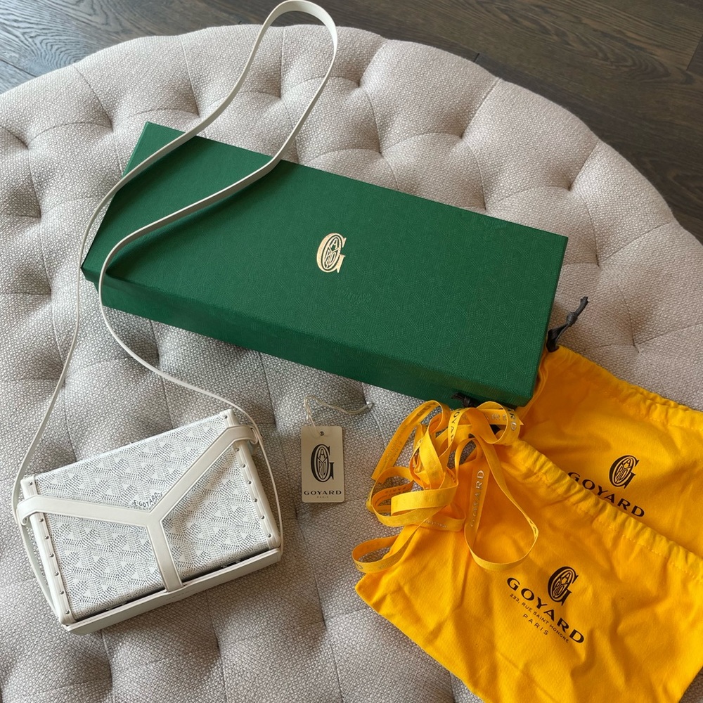 Brand new Goyard minaudiere clutch crossbody bag
